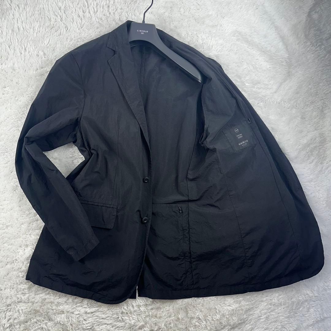 テアトラ　デバイスジャケット　パッカブル　テーラードジャケット　2B 黒　L