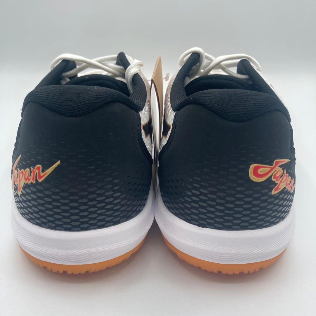 asics バレーボールシューズ ホワイト/ブラック/ゴールド　25.0㎝