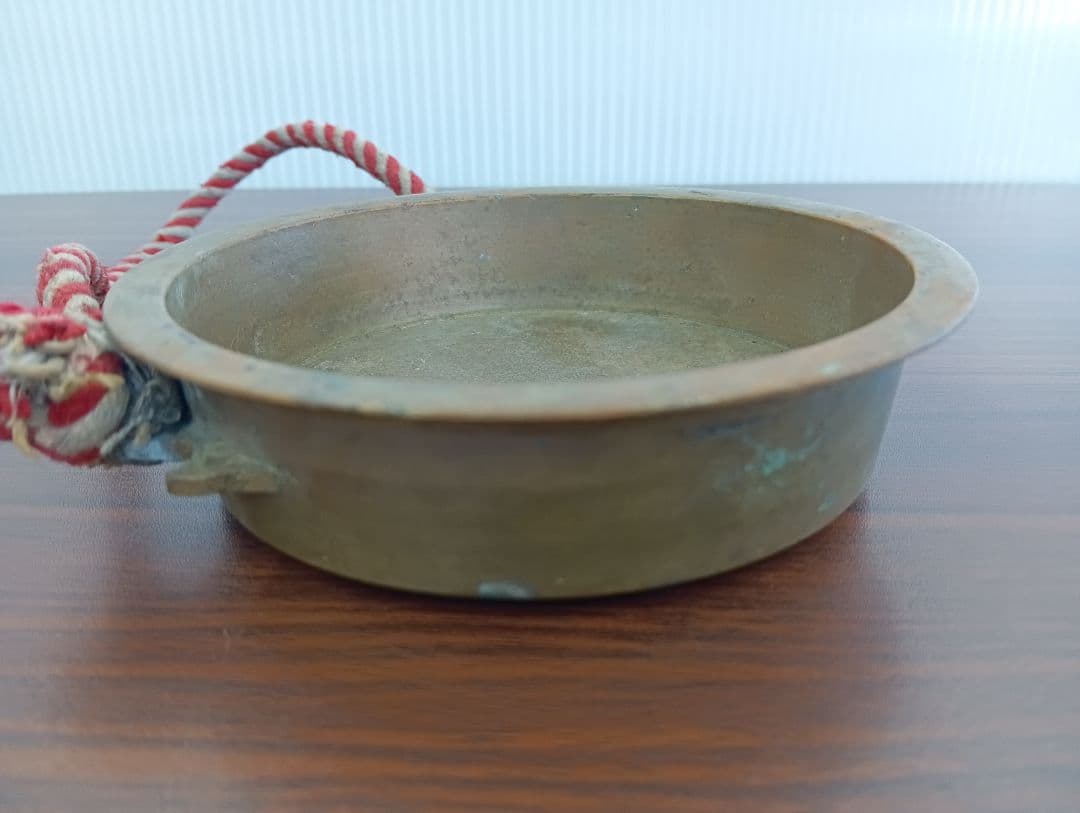 ま*こ様 ​古銅 摺り鉦 当たり鉦（すりがね/あたりがね）直径13cm 祭り鳴り