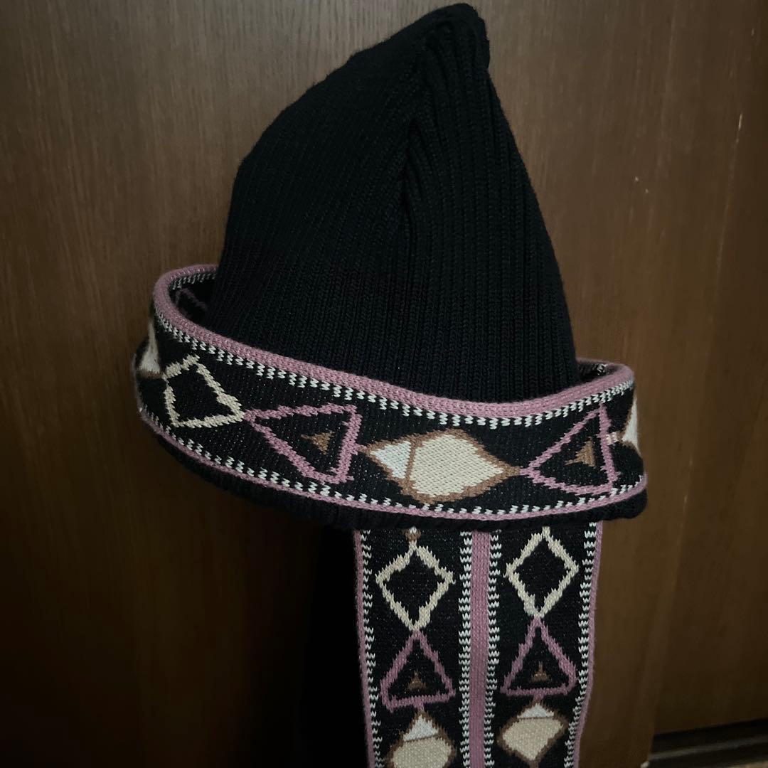 KAPITAL |キャピタル 7G綿ニットモルジブゲイルニットキャップマフラー