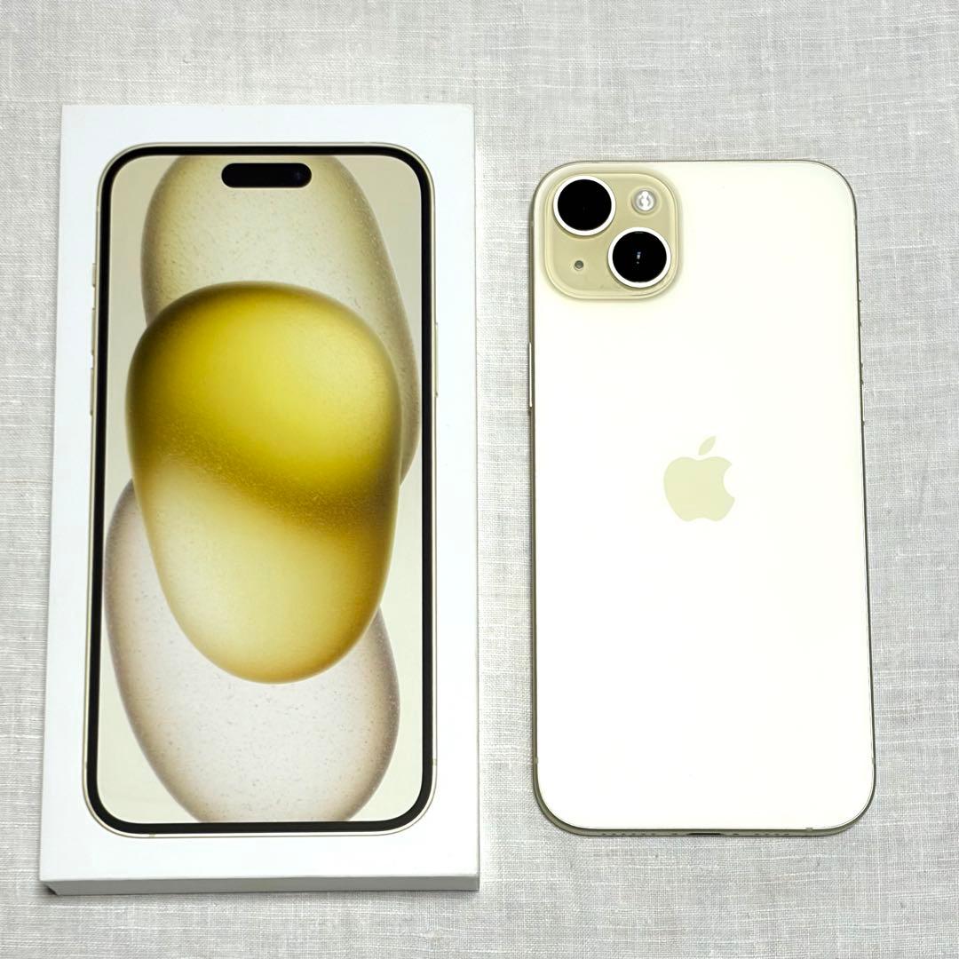 iPhone 15 Plusイエロー 128GB