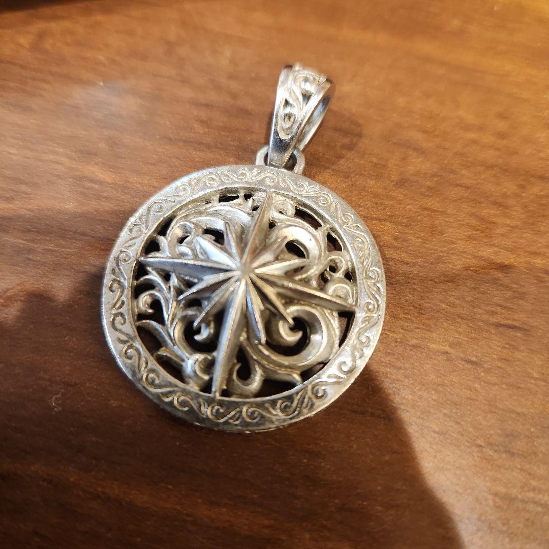 SAAD サード 太陽神 ペンダントトップ Silver925 アラベスク