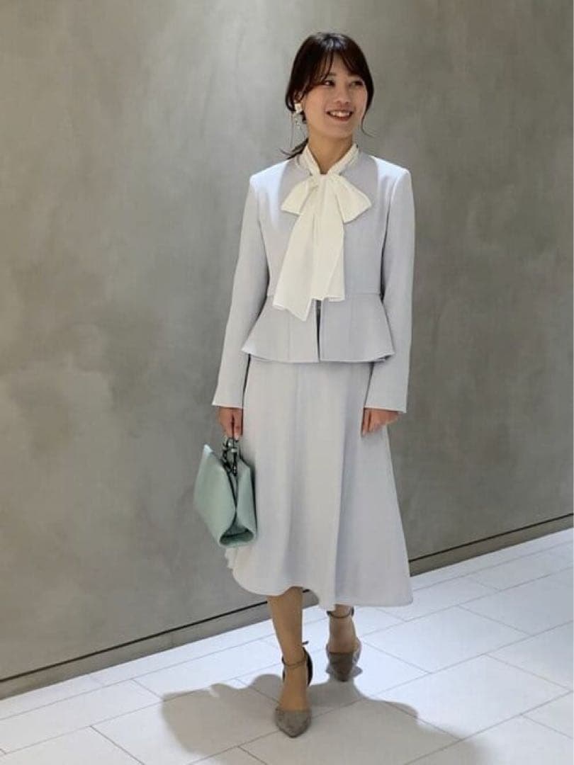 美品◇アナイ◇グログランジャケット スカートセットアップ