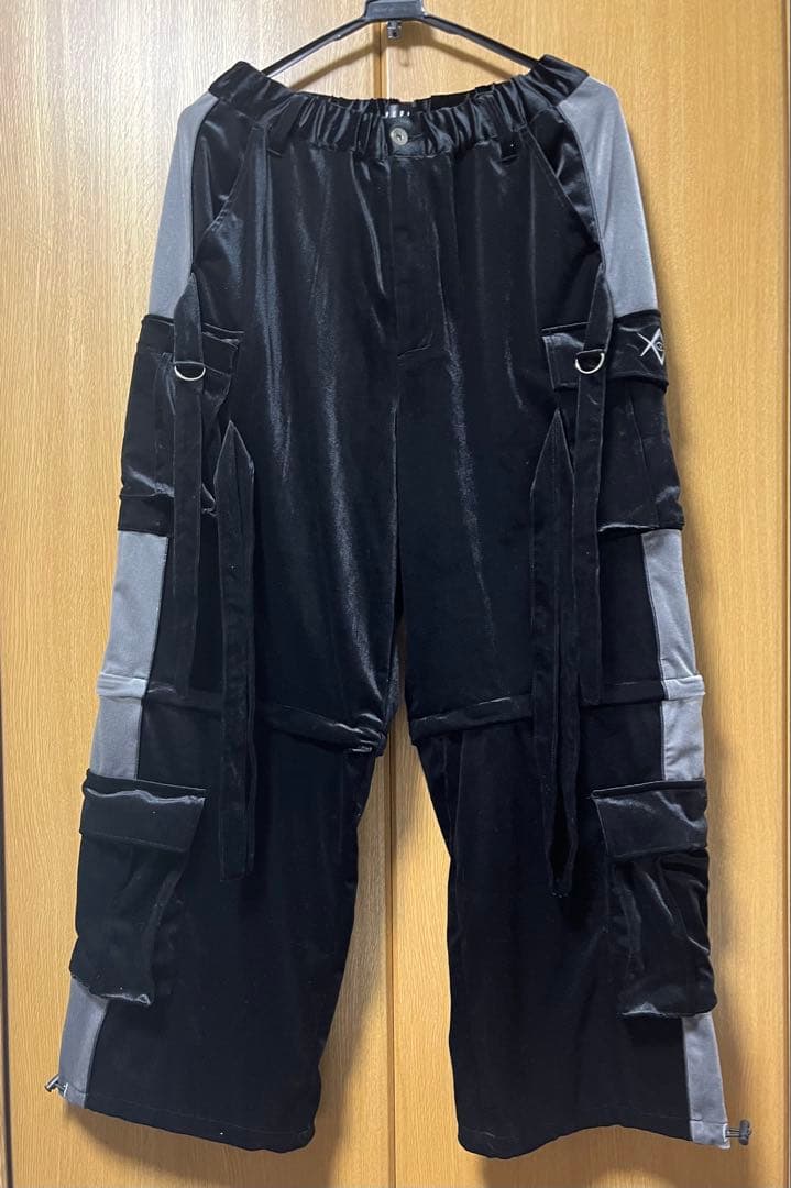 『REFLEM/レフレム』2WAYワイドベロアカーゴパンツ