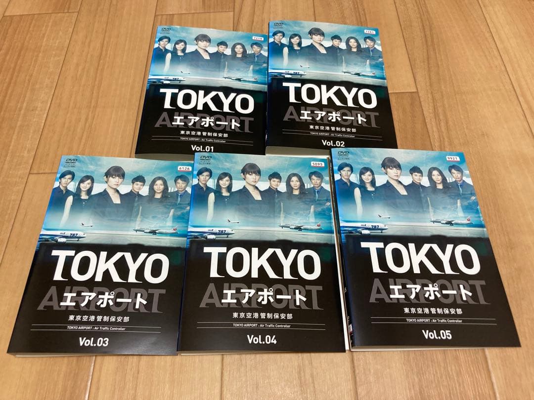 DVD TOKYO エアポート 東京空港管制保安部 全5巻　深田恭子