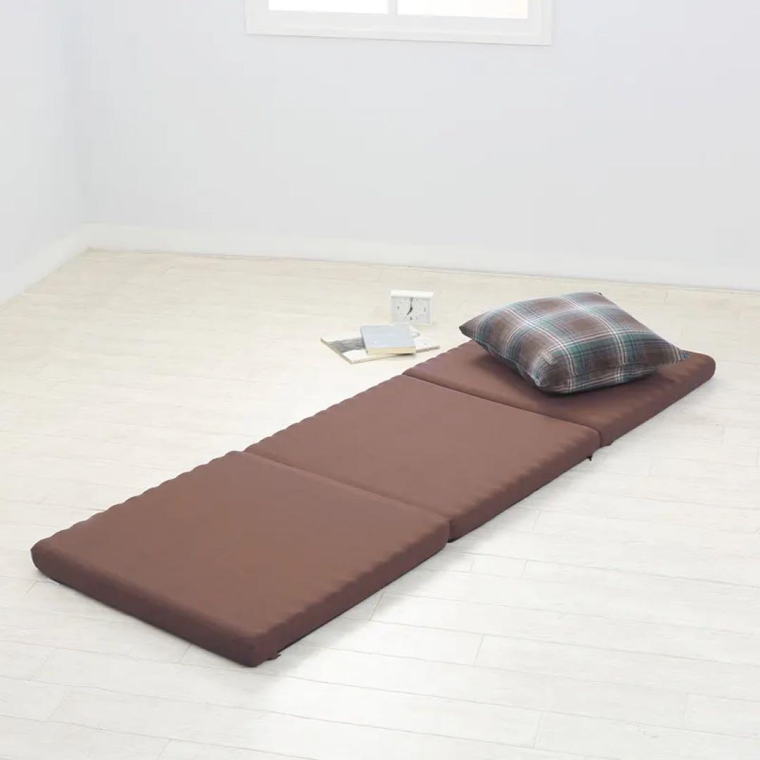 【美品】ごろ寝 マットレス 60X180X6cm 側地洗える 波型構造