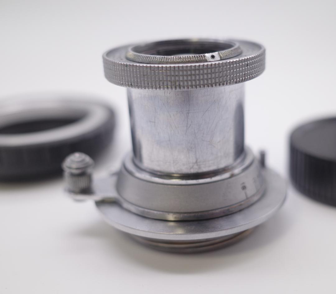 52　希少【RED P】　沈胴式オールドレンズ インダスター22　L39