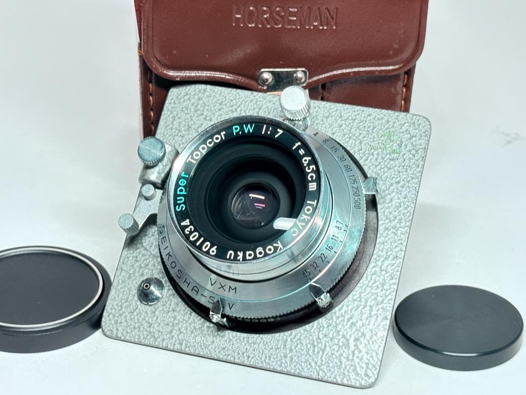 ケース付き TOPCOR Super Topcor P.W 65mm F7