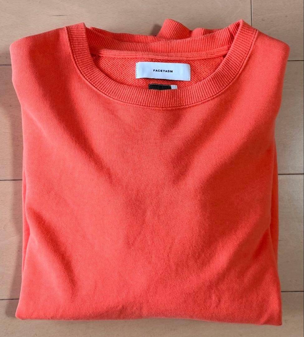 【FACETASM】ZIPPER SWEAT/ORANGE