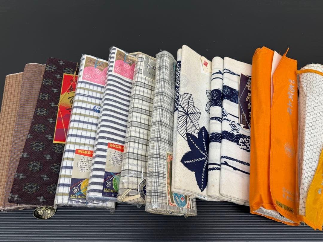 100)着物　浴衣　反物　11点セット　全て綿　着尺