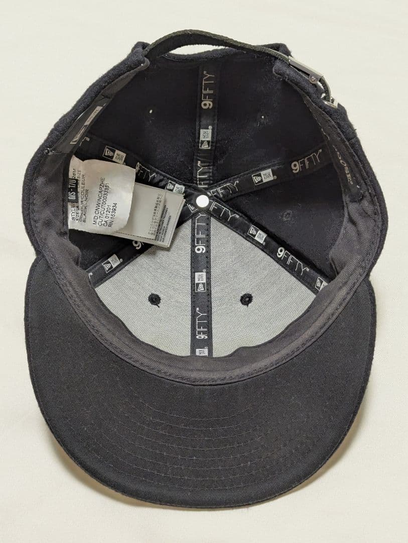 【美品】 NEWERA 黒 コラボキャップ カナダグース