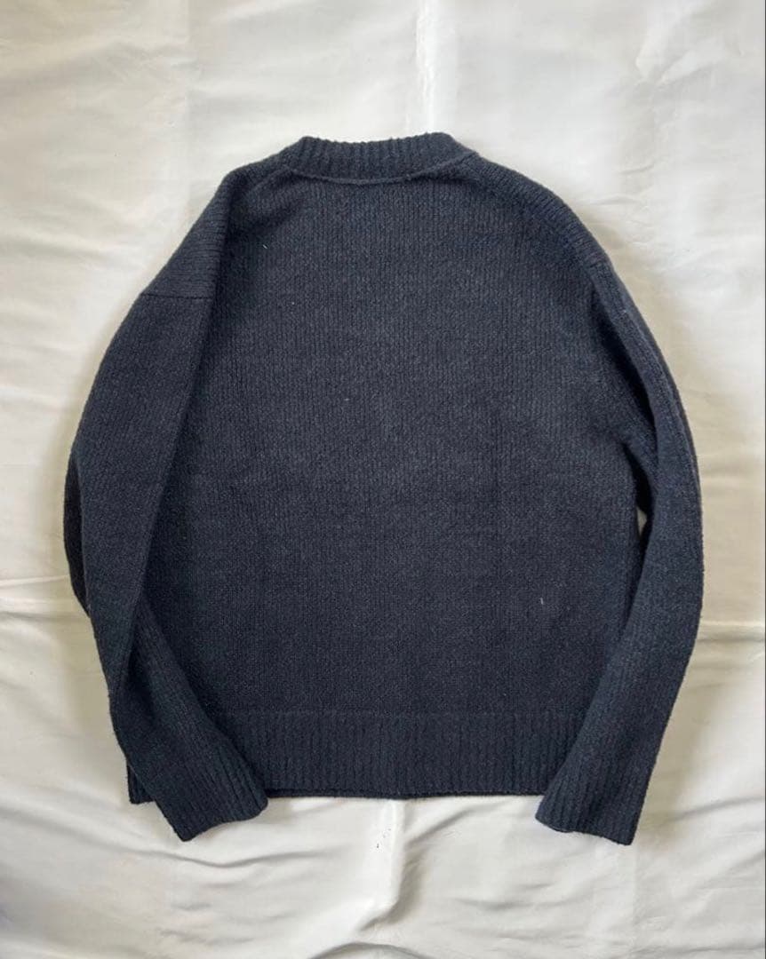 【Acne Studios】《極美品》ウール ニット Mサイズ ネイビー