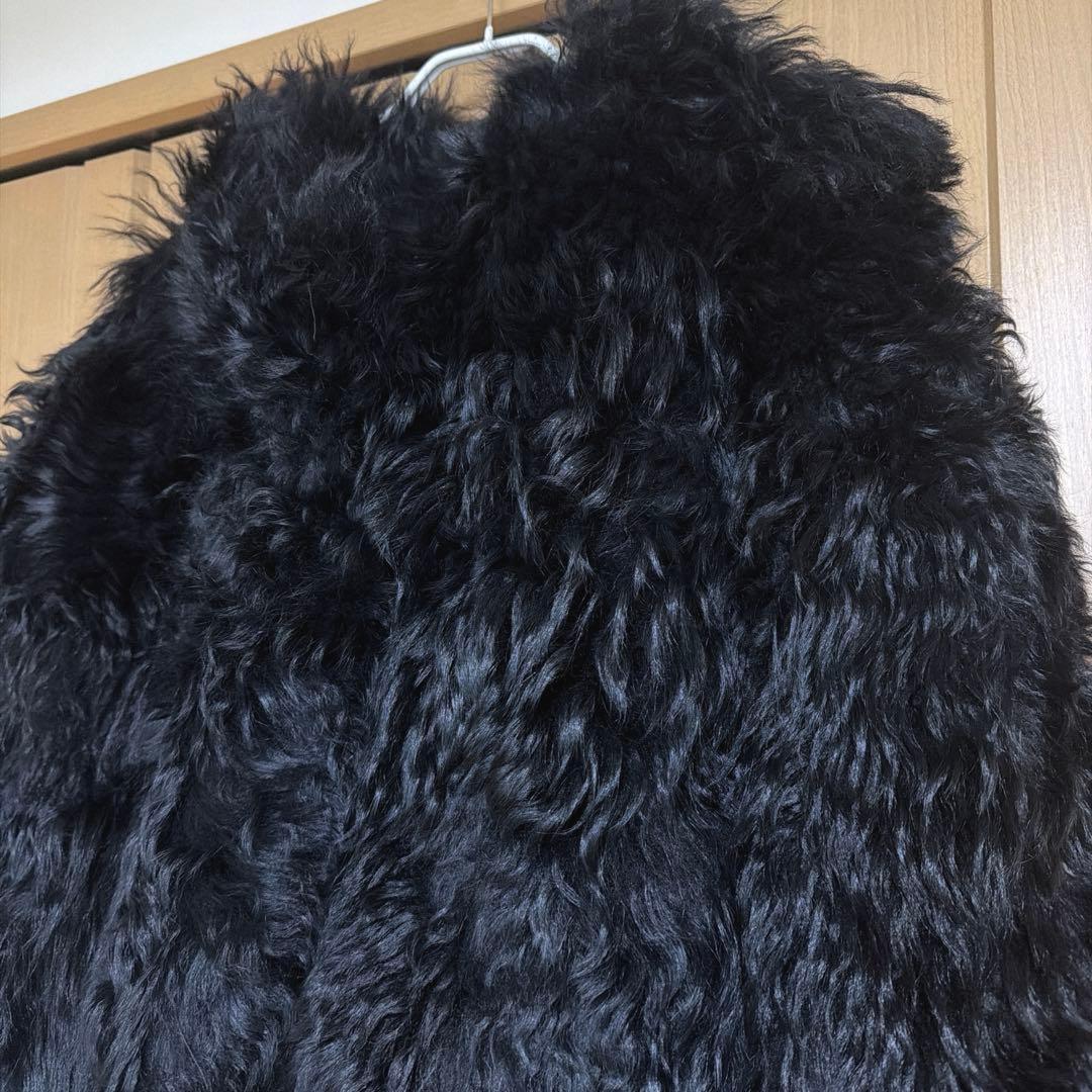 BEAMS セレクト　黒 ファーコート