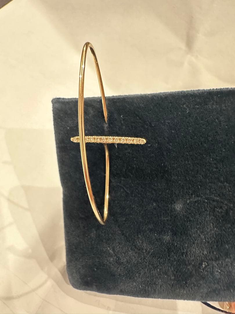 Hirotaka ゴールドフープピアス