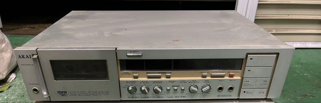 【ジャンク】AKAI アカイ GX-F51 ステレオカセットデッキ