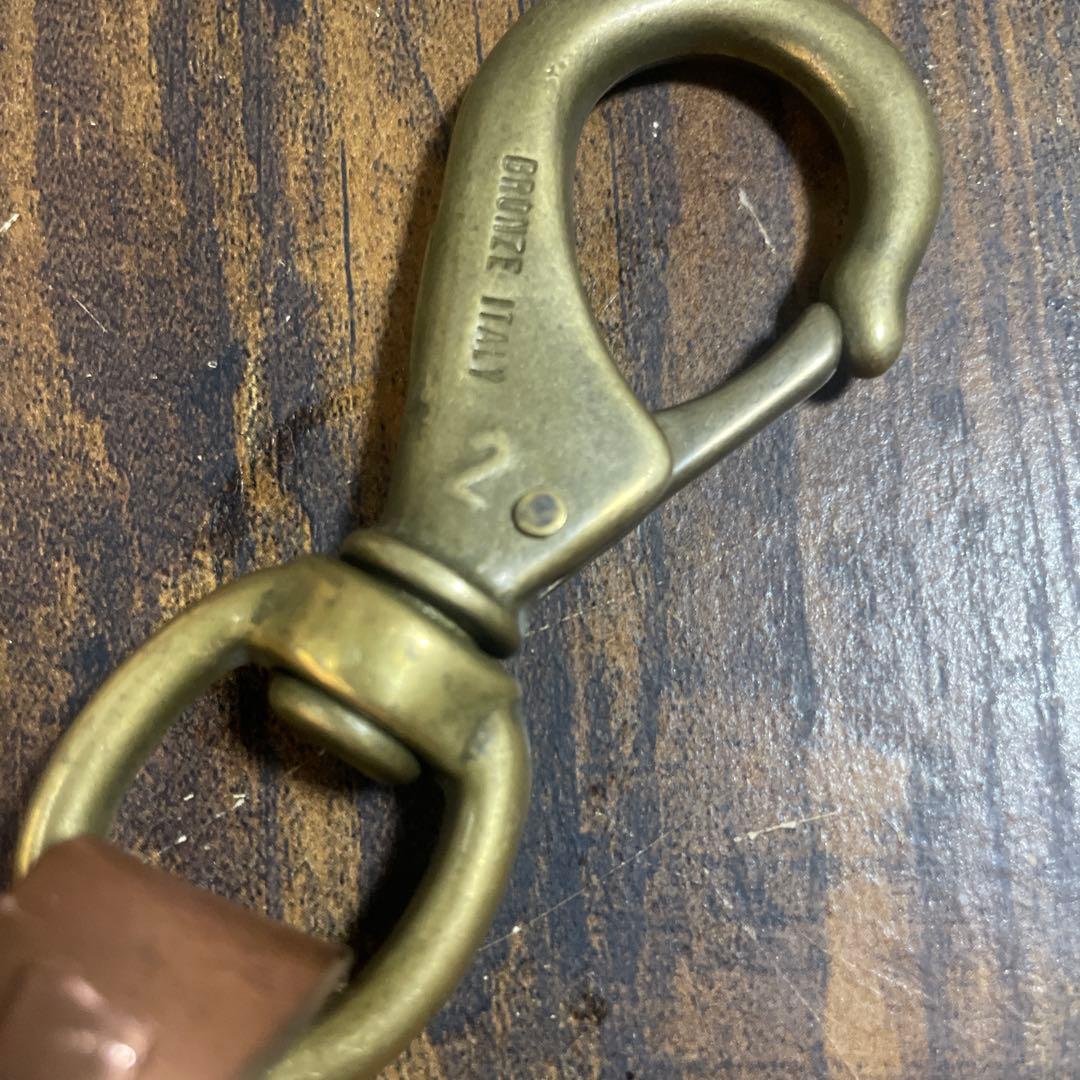 【超希少】1900s ウォレットチェーン　フランス製 真鍮アンティークビンテージ