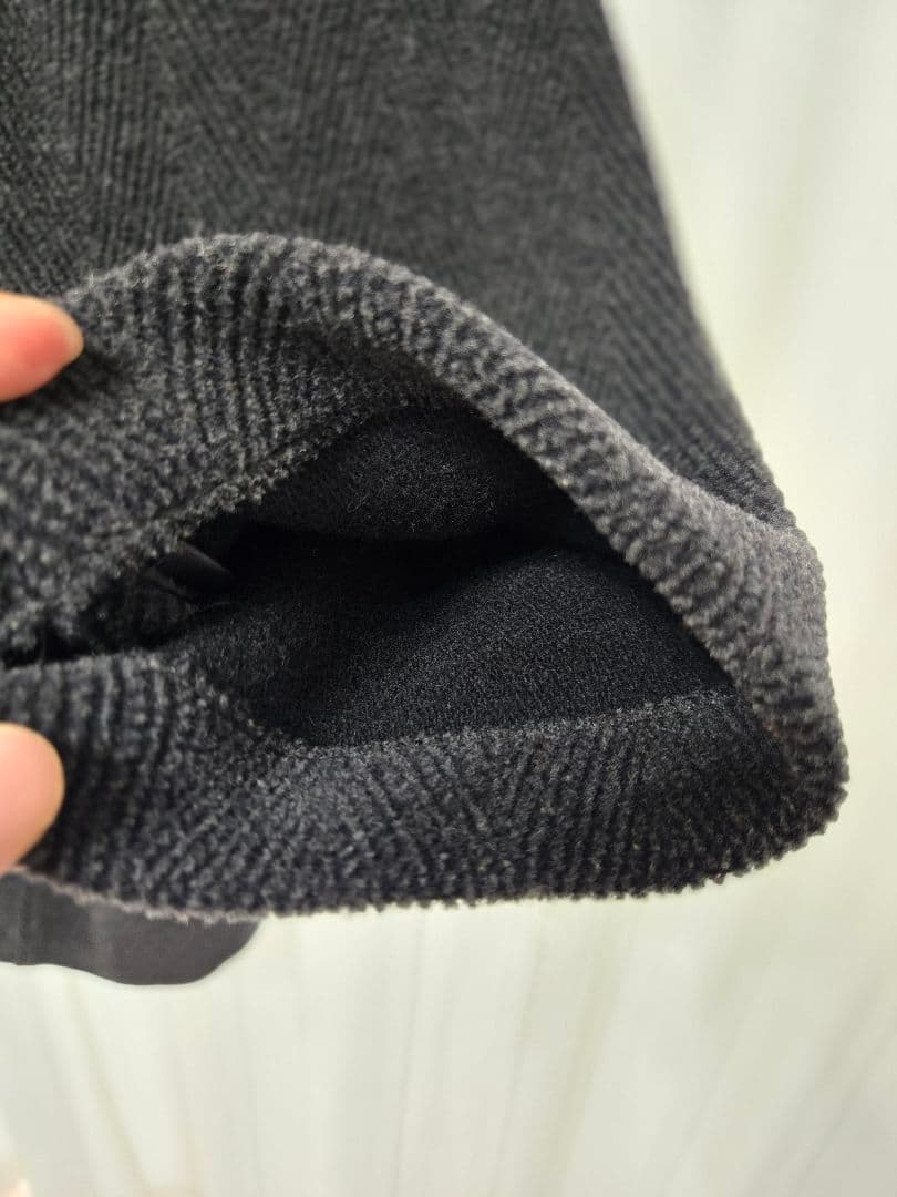 Gloverall ダッフルコート90s ダークグレーヘリンボーンウール