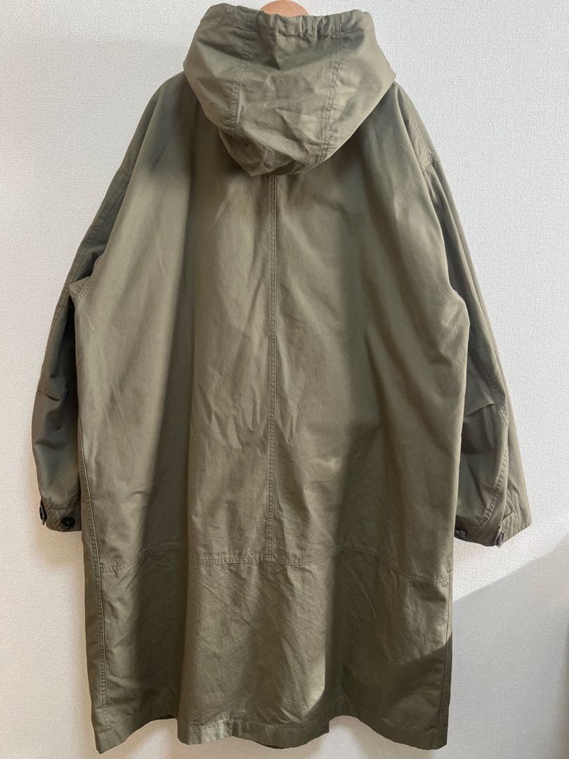 JIL SANDER ジルサンダー　ミリタリーコート　フーデッド　モッズコート