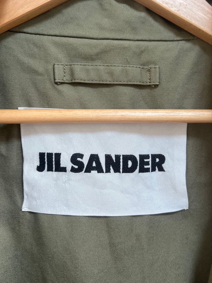 JIL SANDER ジルサンダー　ミリタリーコート　フーデッド　モッズコート