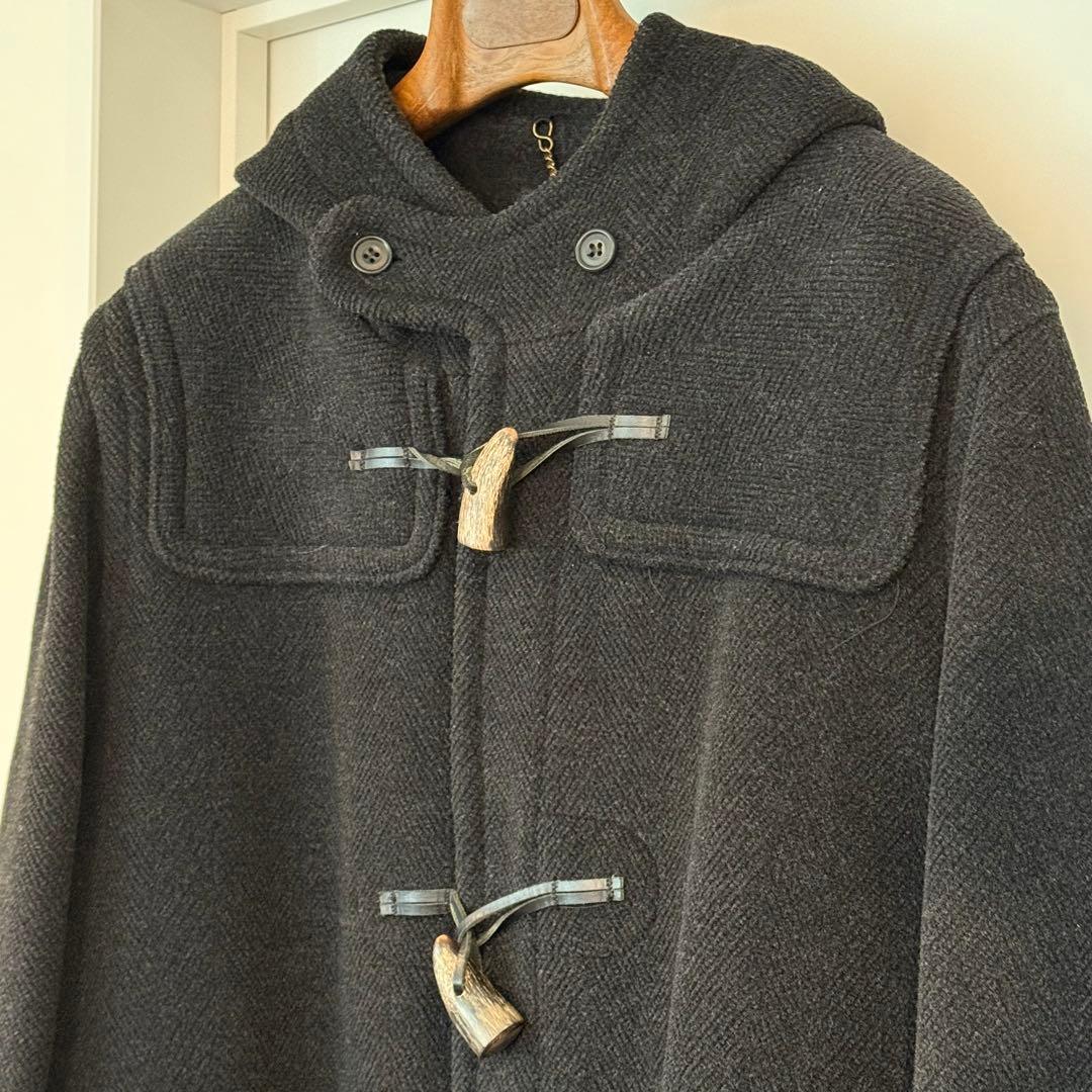TIBBETT社 ムーアブルック ヘリンボーン 英国製 ダッフルコート UK36