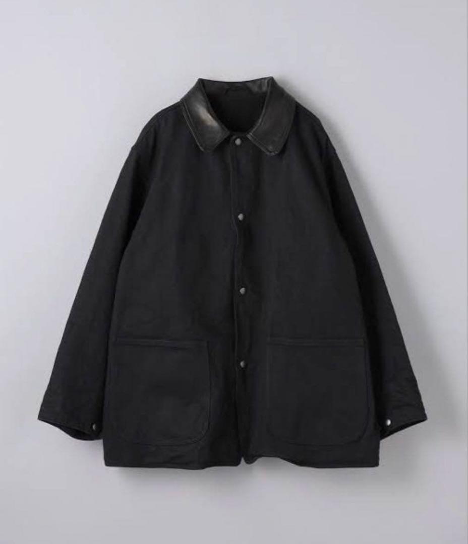 COMOLI デニムレザーワークジャケット