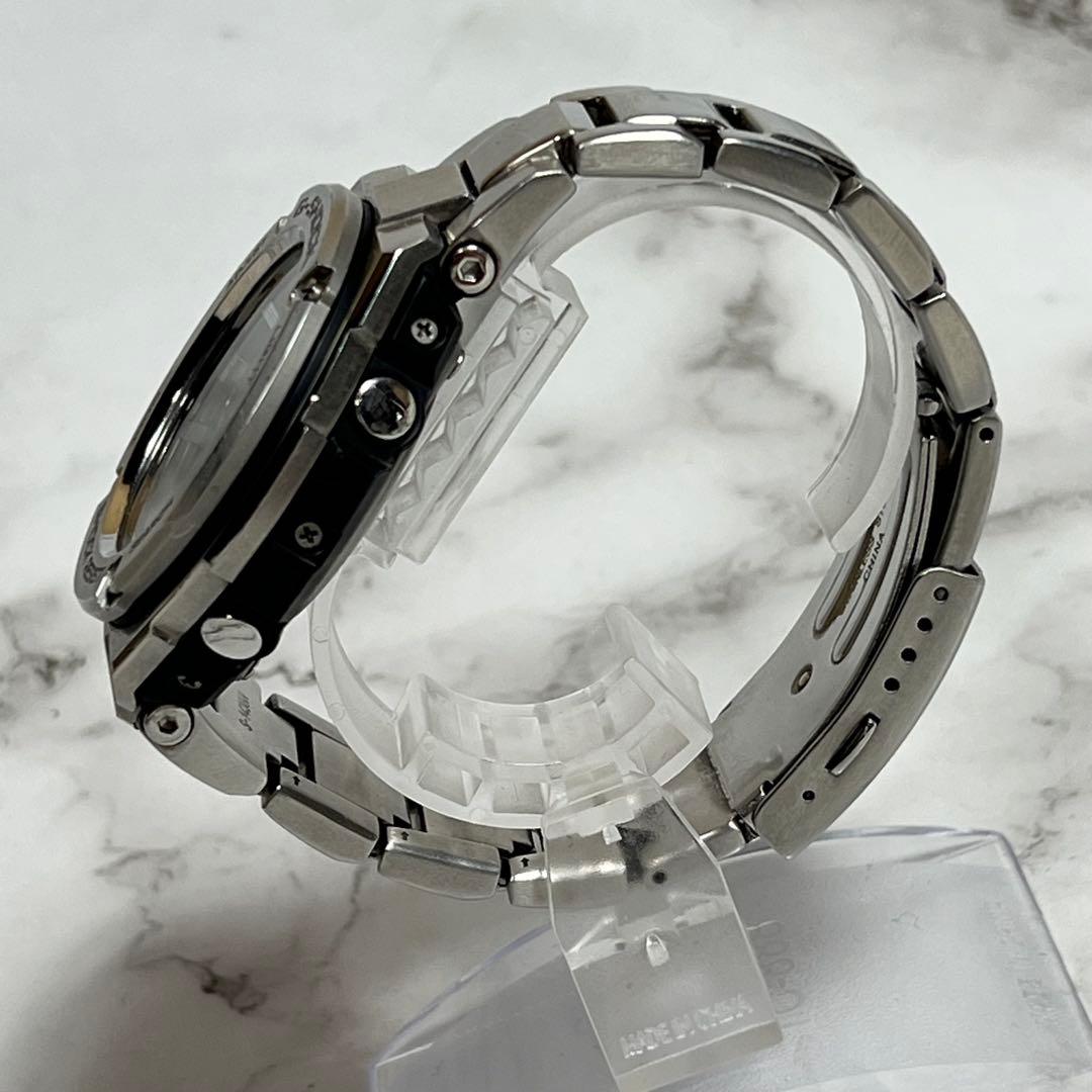 稼働品 G-SHOCK GST-W310D メンズ腕時計 シルバー 黒 メタル