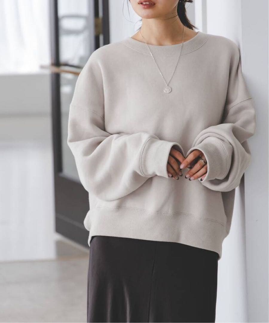 NOBLE ナッピングオーバーニュアンススウェット