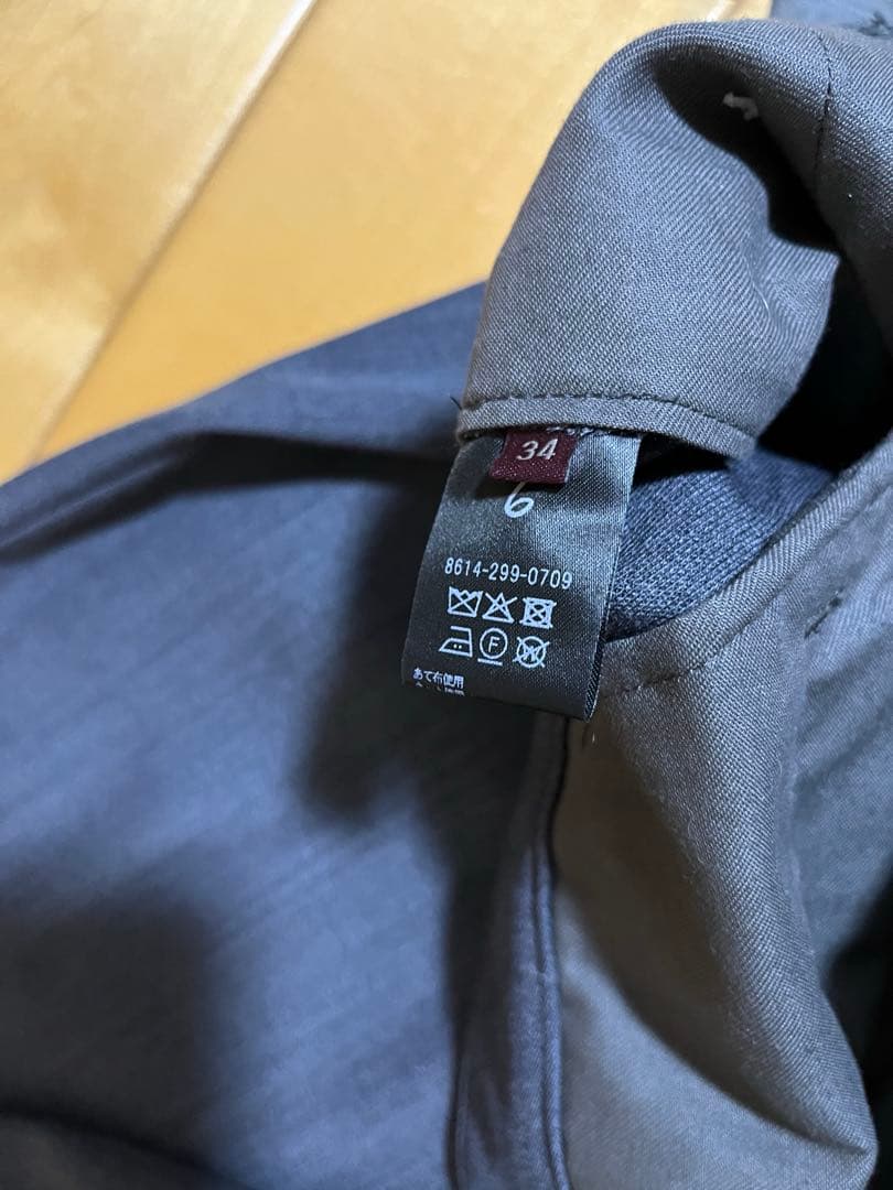 土曜日まで　<6(ROKU)>P/W バレルパンツ　 グレー　34