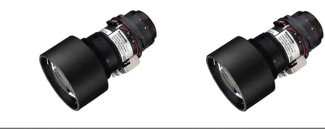 PANASONIC プロジェクター用短焦点レンズ ET-DLE100　2本セット