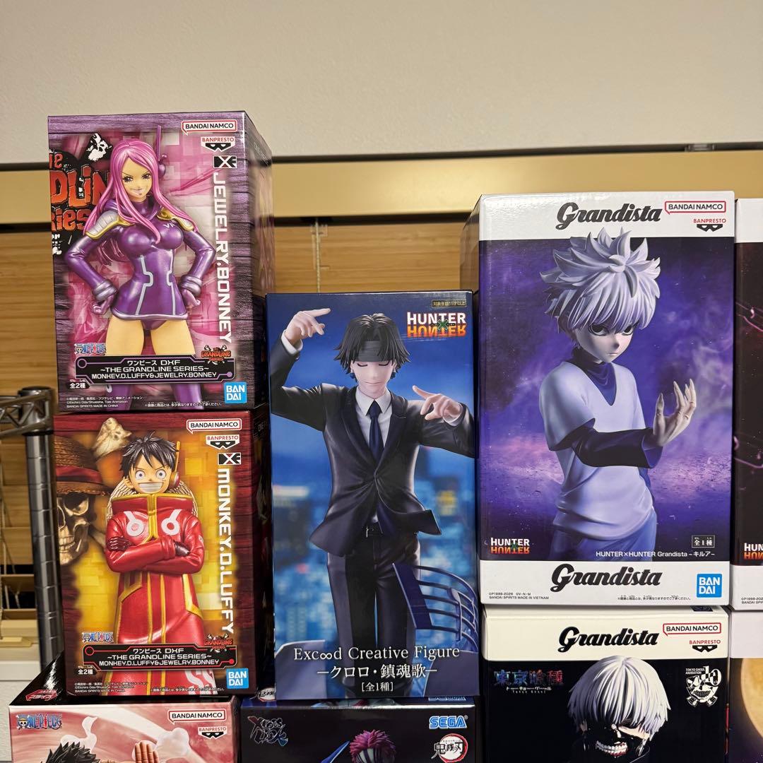 ワンピース/鬼滅/H×H/フリーレン/猫猫 他人気作品 プライズ16体まとめ売り