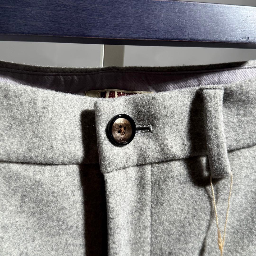 新品未使用品 RANDY Paul メルトンスラックス size2 ライトグレー