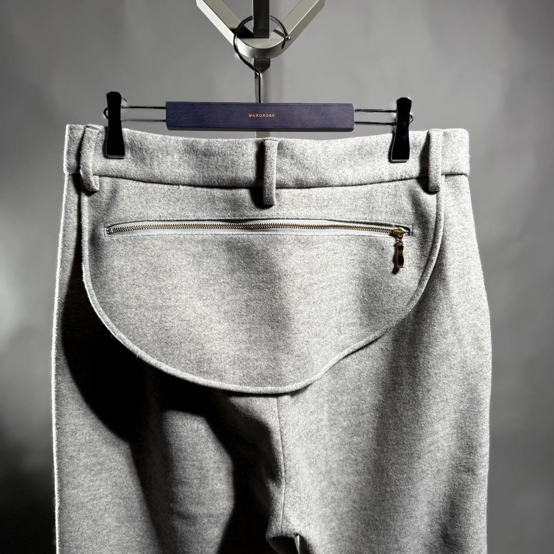 新品未使用品 RANDY Paul メルトンスラックス size2 ライトグレー