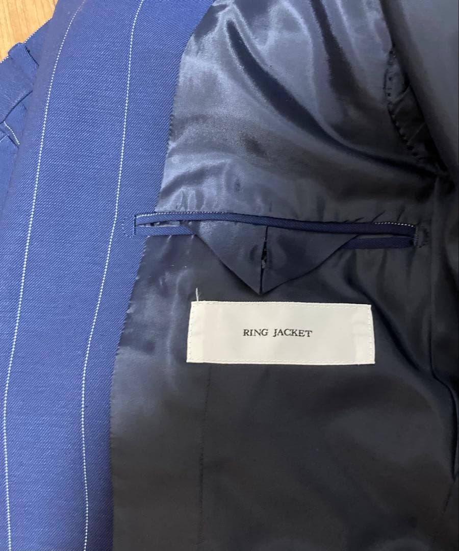 s*n様 Ring Jacket ストライプ　スーツ　46
