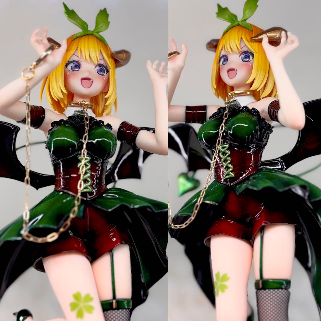 ぐ*す様 五等分の花嫁　中野四葉　フィギュア　リペイント　小悪魔ver ゴールド