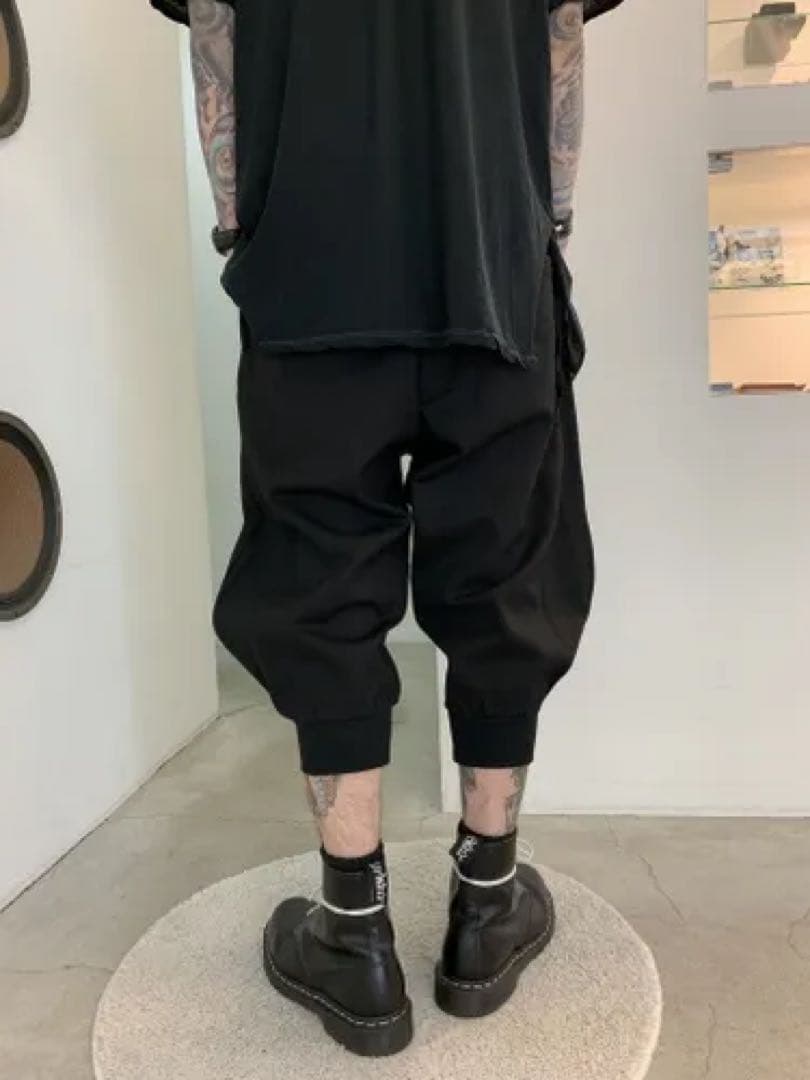 Glamb - Carson Cropped Pants ブルー