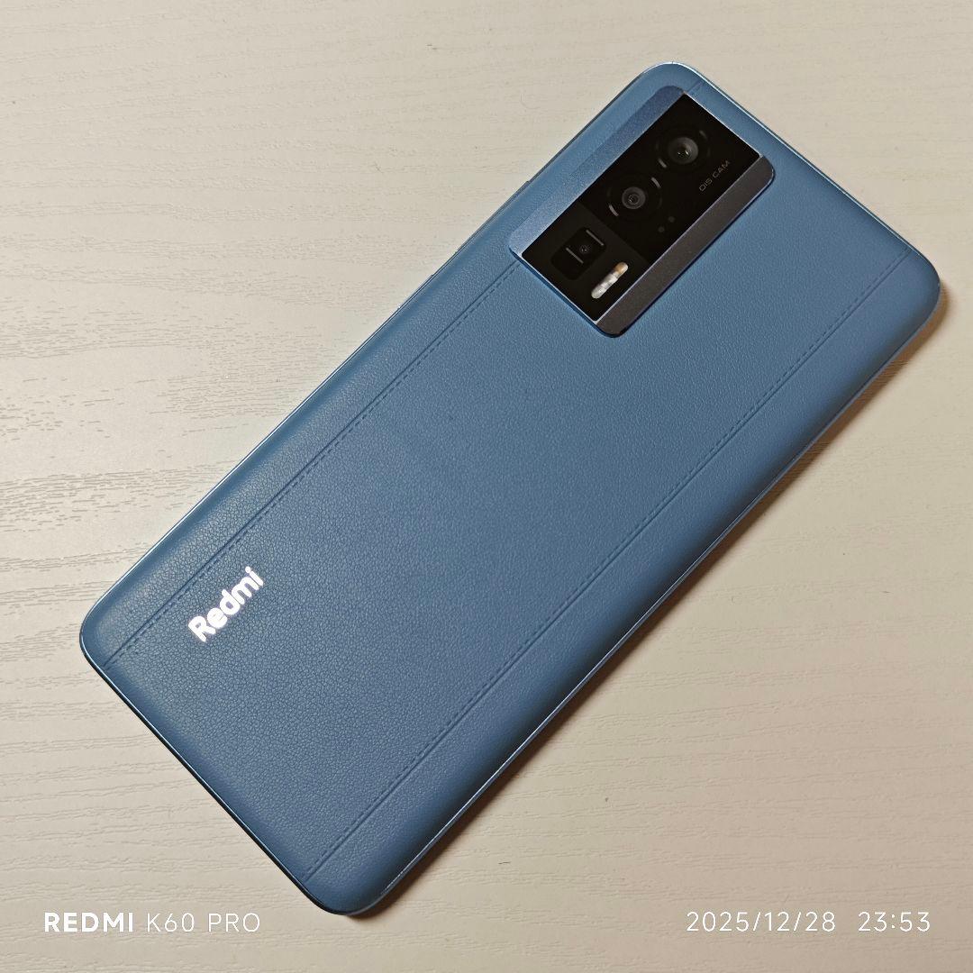Redmi K60 ブルー 12/256GB BLU済 日本語OK オマケ大量