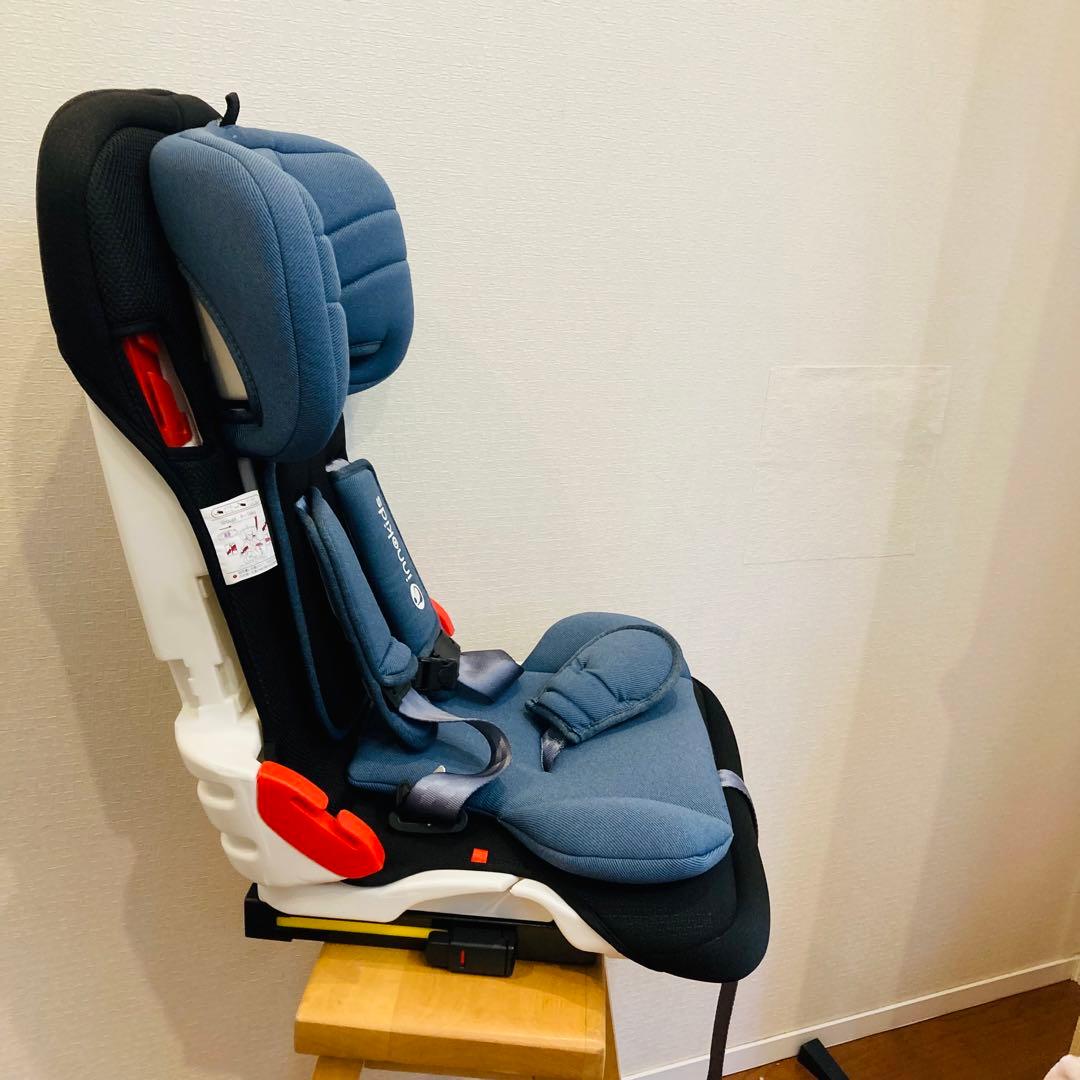 【美品】innokids チャイルドシート ジュニアシート　折り畳み　コンパクト