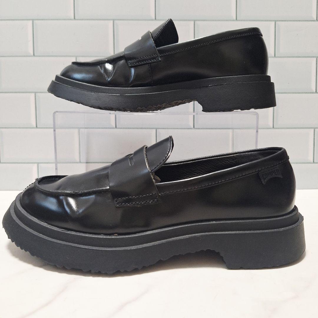 CAMPER カンペール ローファー 厚底 ウォールデン 黒 23.5