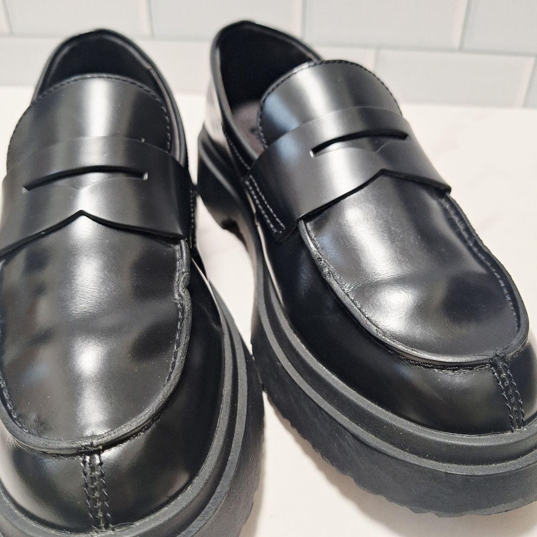 CAMPER カンペール ローファー 厚底 ウォールデン 黒 23.5