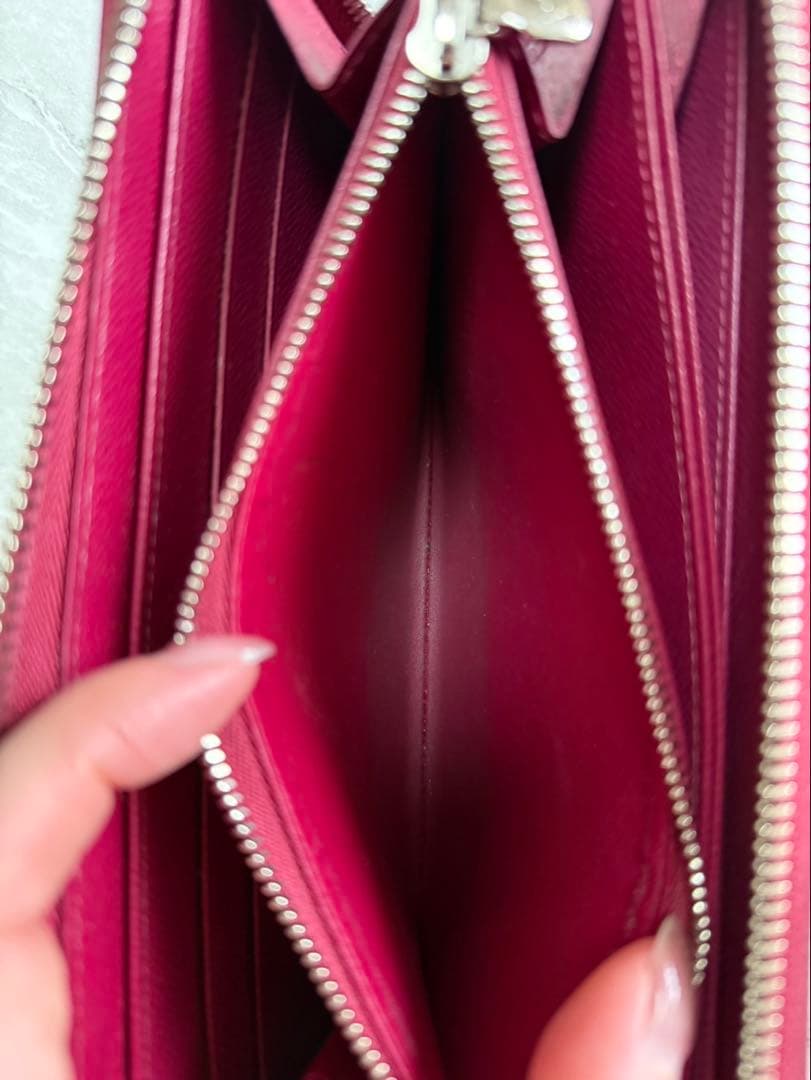 【ゆこ様】ルイヴィトン エピ ラウンドファスナー 長財布 フーシャ ピンク