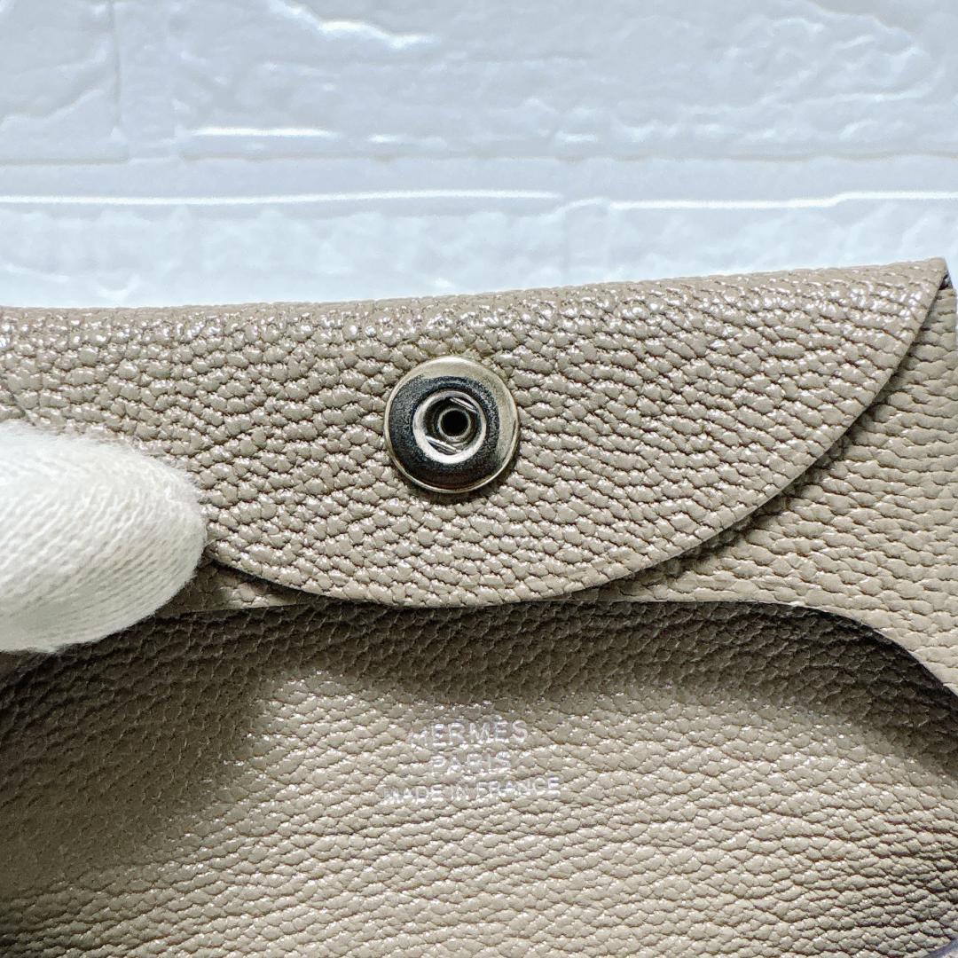 美品✨HERMES エルメス バスティア エトゥープ ケース グレー