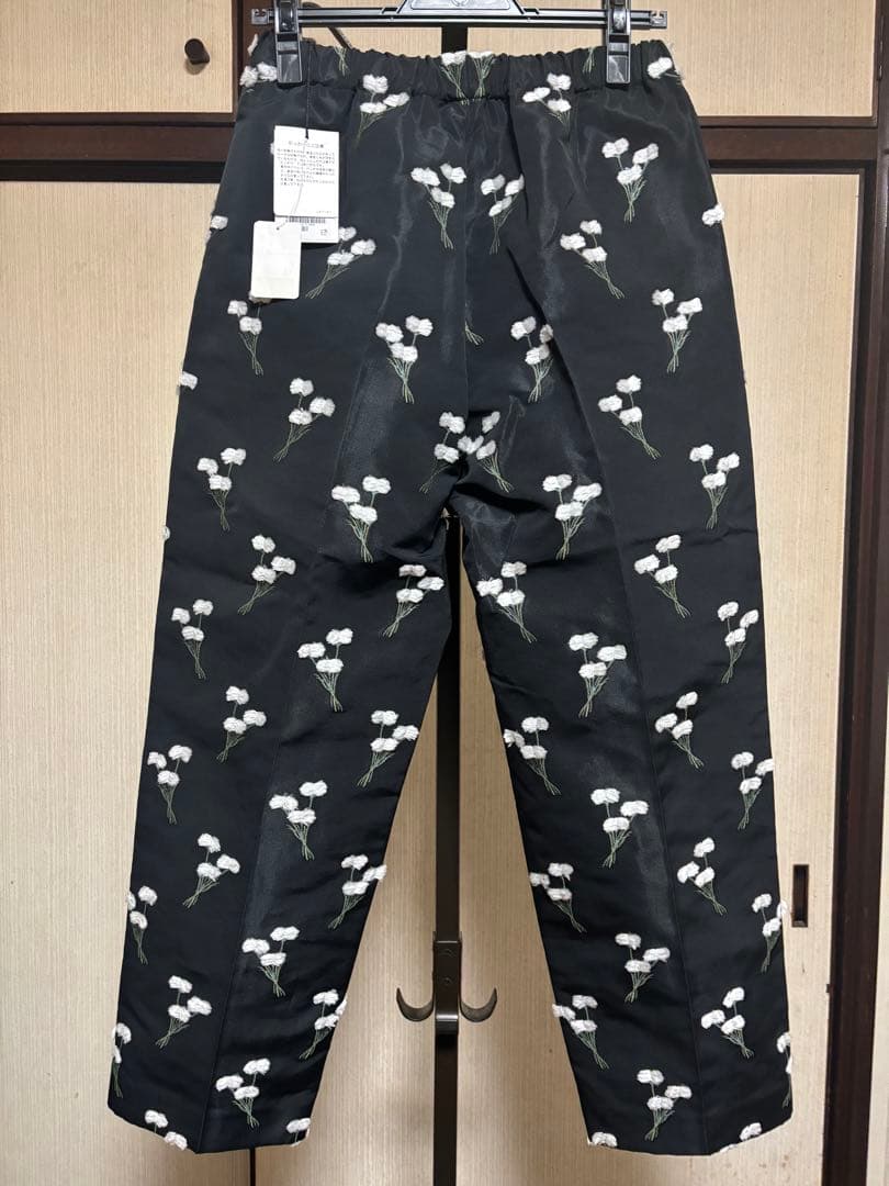 LOEFF ロエフ　ワタスゲ ジャカードクロップドパンツ