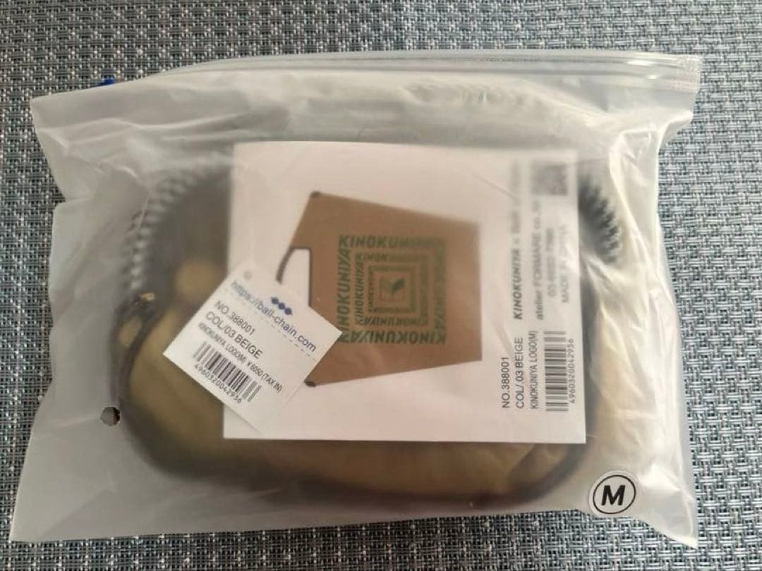 紀ノ国屋×Ball & Chain エコバッグ ベージュ