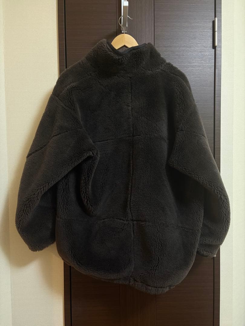 chaos ウールボアブルゾン　チョコ