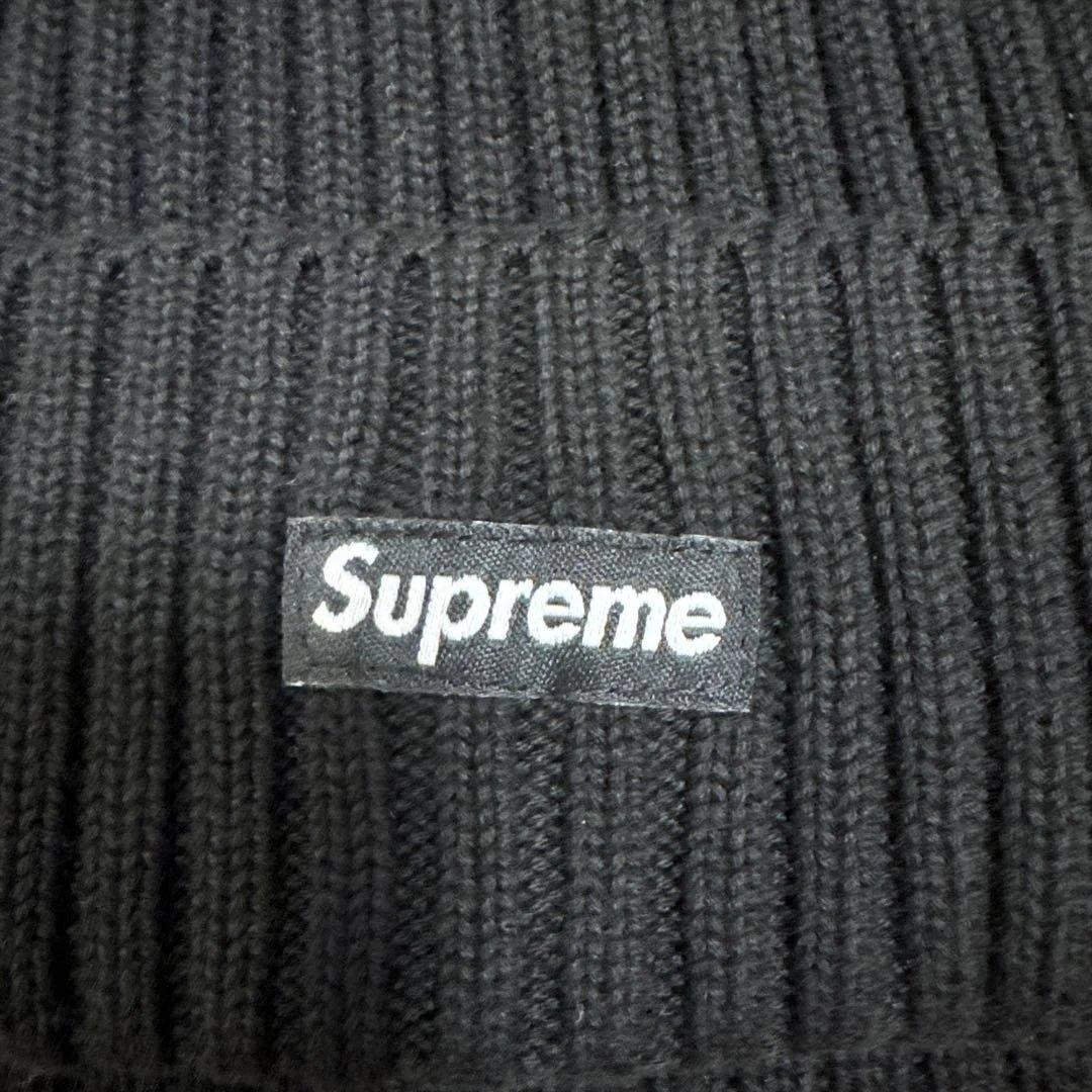 Supreme Overdyed Beanie black ニット帽 美品❗️