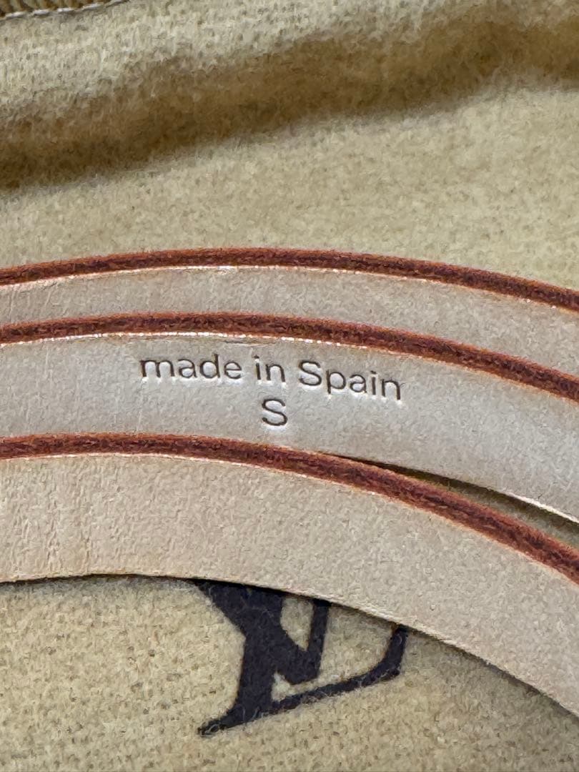 【sarry】LOUIS VUITTON ベージュ レザーベルト