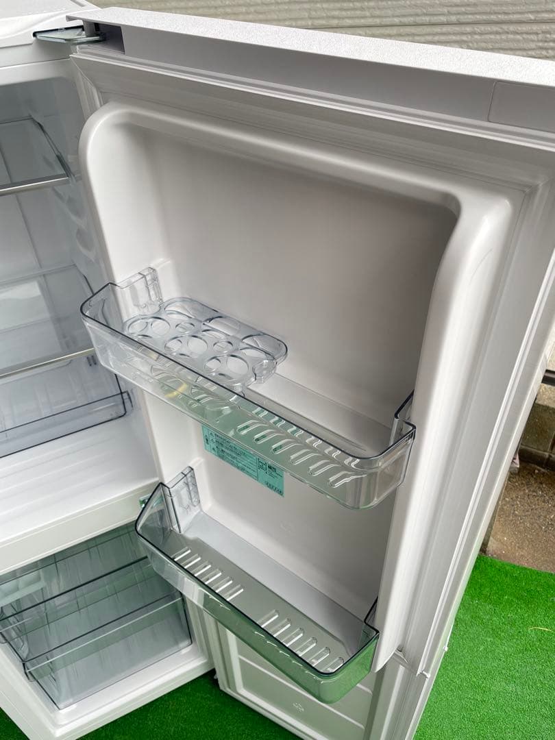 639展示品✨ ハイアール スリム幅 おしゃれホワイト2ドア冷蔵庫 取説付き✨