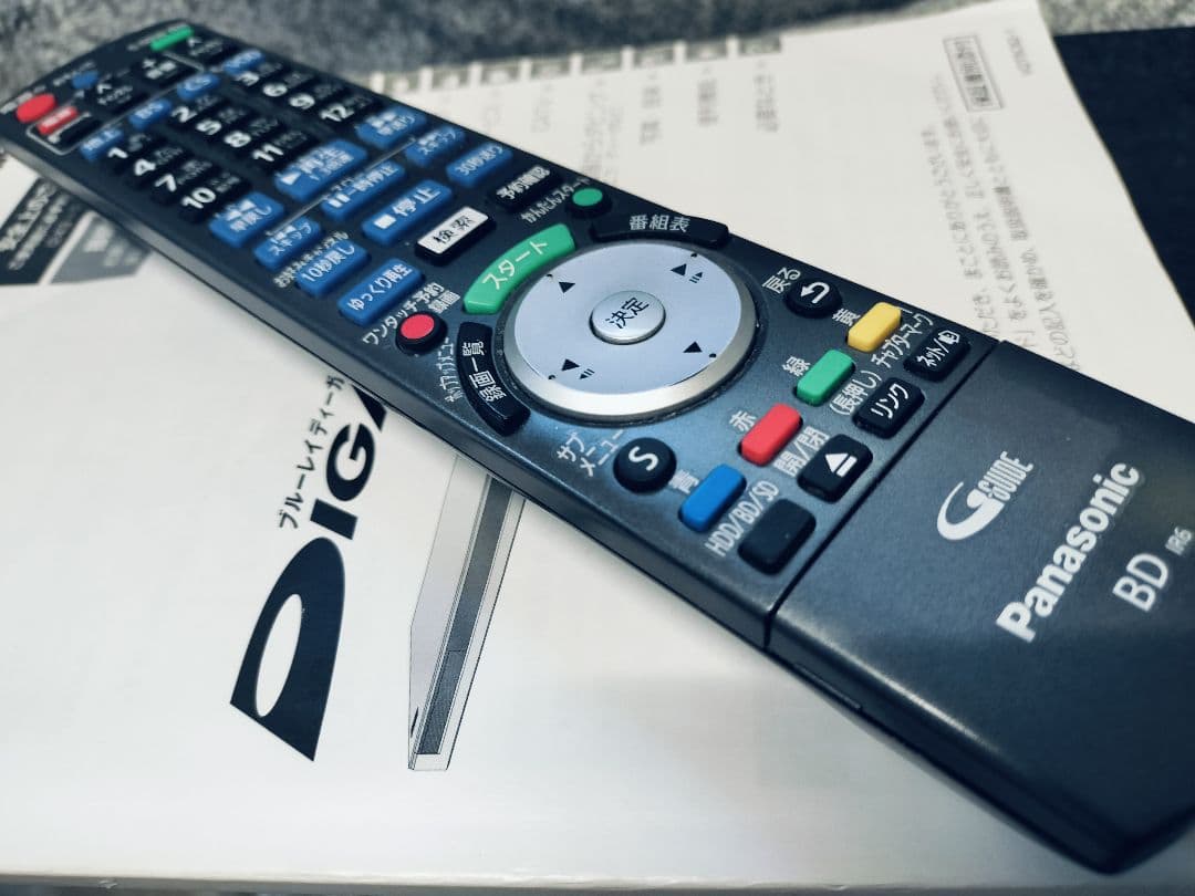 パナソニック ブルーレイディーガ DMR-BZT760 3番組同時録画
