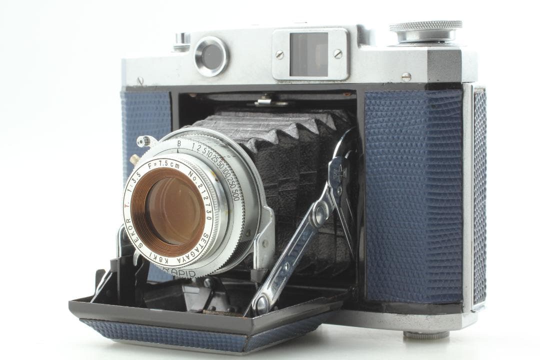 【整備済　美品】ディープブルー Mamiya-6 IVB 75mm f3.5