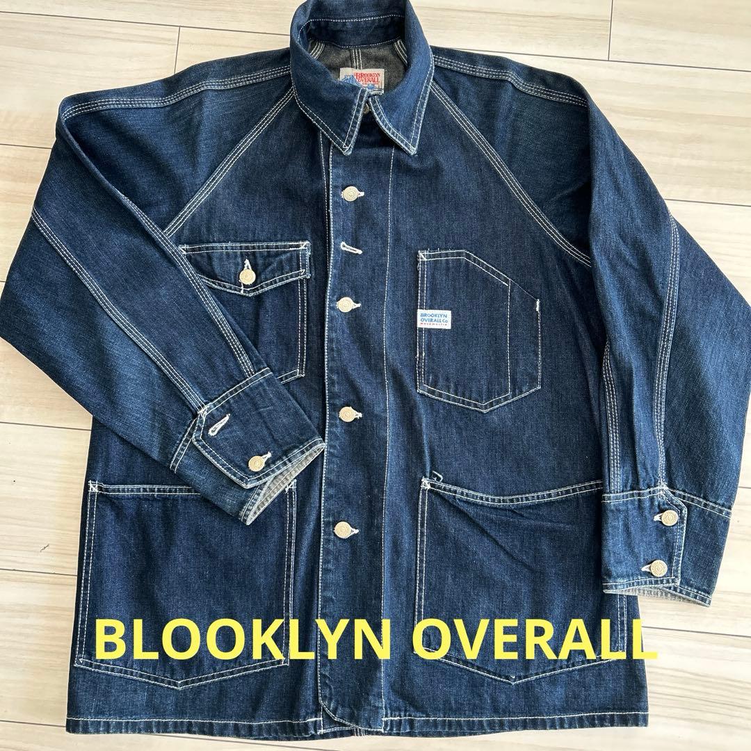 BROOKLYN OVERALL デニム　カバーオール Sサイズ　メンズ
